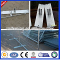 Temporary Fencing for security with welded wire mesh or chain link fence infilling